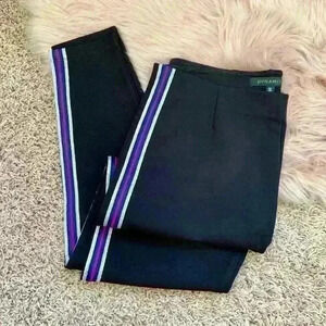 Dynamite | Black snd  red stripe leggings size large